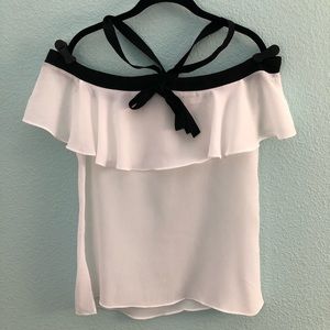 Chicwish Off the Shoulder Top (White)